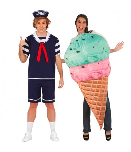 Costumes Vendeur de glace et crème glacée pour se déguiser à duo