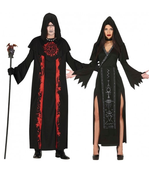 Costumes Maîtres de la magie noire pour se déguiser à duo