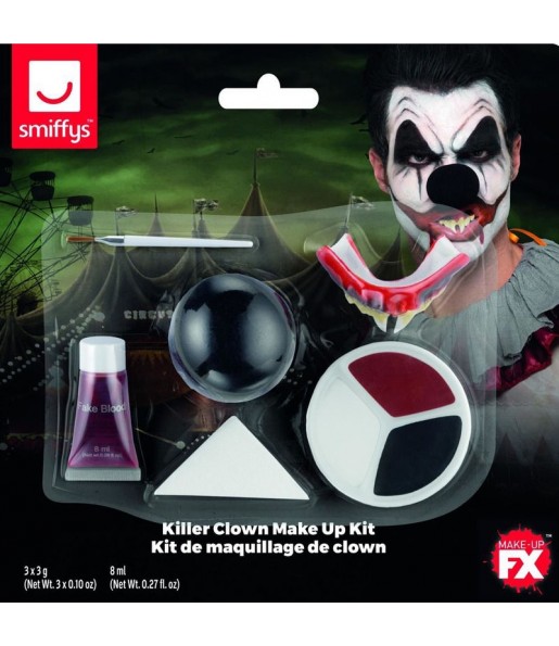 Kit maquillage clown maléfique