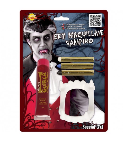 Kit maquillage Vampire avec sang