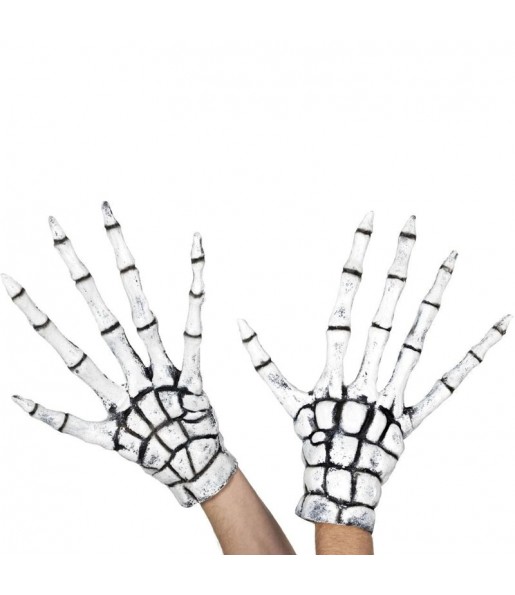 Mains de squelette en latex pour compléter vos costumes térrifiants