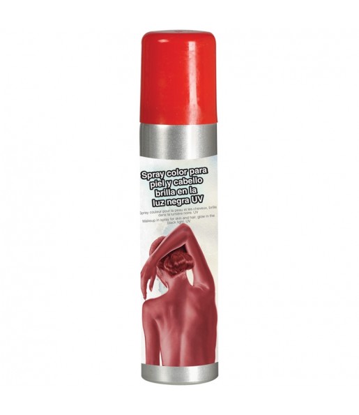 Spray Maquillage corps rouge
