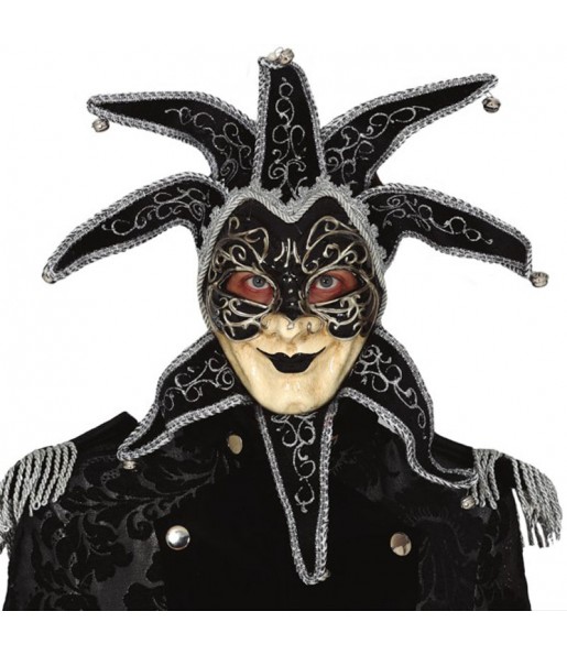 Masque de carnaval de Venise noir pour compléter vos costumes