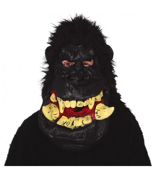 Masque gorille géant avec poils