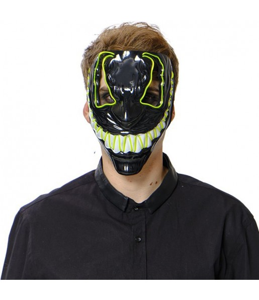 Masque Mr. Evil avec lumière American Nightmare pour compléter vos costumes térrifiants