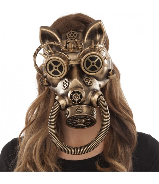 Masque Steampunk Félin