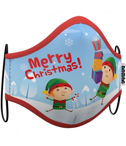 Masque de protection Elfe Noël pour adultes