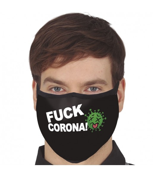Masque de protection Fuck Coronavirus pour adultes
