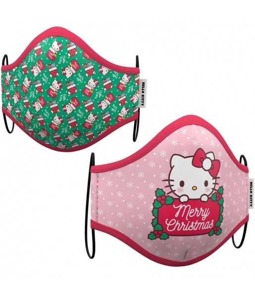 Masque de protection Hello Kitty Noël pour adultes
