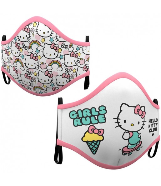 Masque de protection Hello Kitty pour adultes