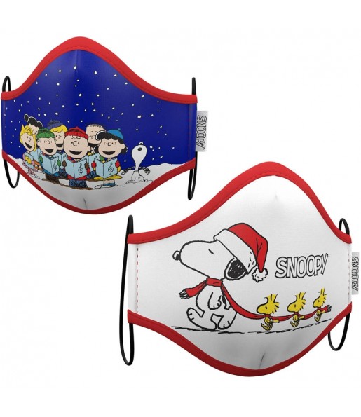 Masque de protection Snoopy Noël pour enfant