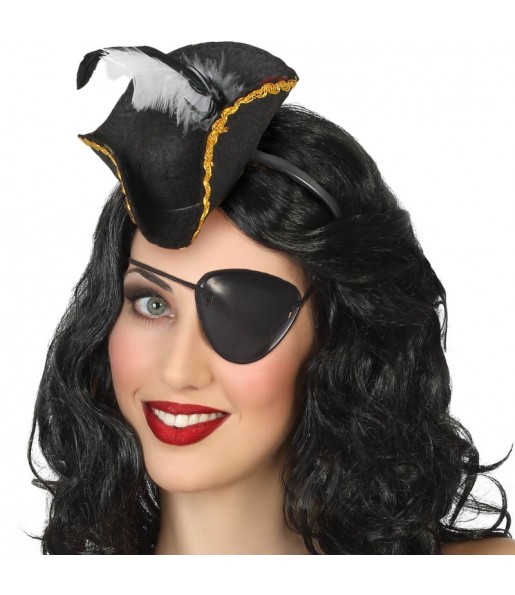 Mini chapeau pirate femme
