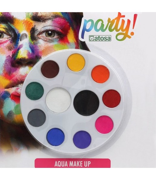 Paleta de 11 maquillajes al agua