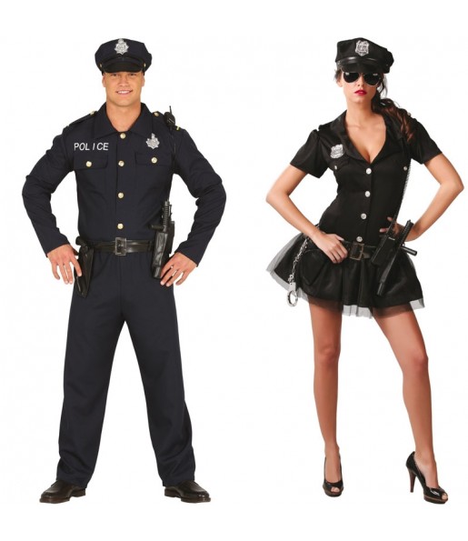 Costumes Officiers de police pour se déguiser à duo
