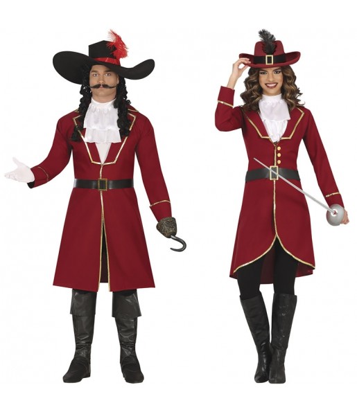 Costumes Corsaires Capitaine Crochet pour se déguiser à duo