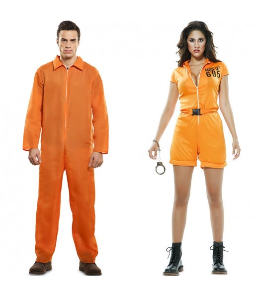Déguisements Prisonniers Orange