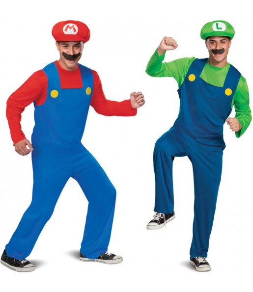 Costumes Mario Bros et Luigi de Nintendo pour se déguiser à duo