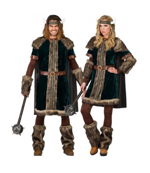 Deguisements Vikings Nordiques adultes pour couples en ligne