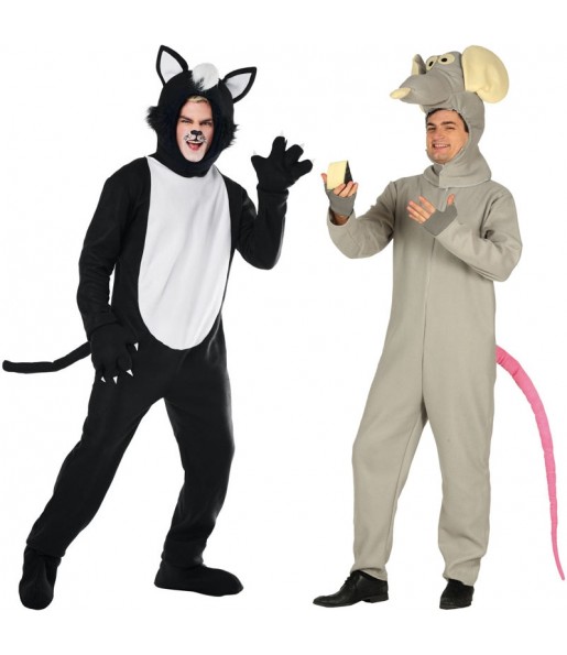 Costumes chat et rat pour se déguiser à duo