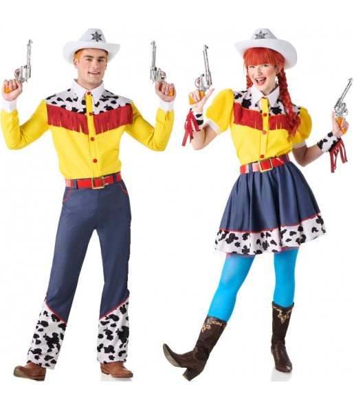 Costumes Woody et Jessie de Toy Story pour se déguiser à duo