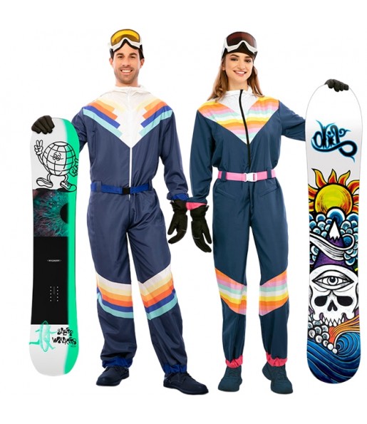 Costumes Surfeurs des neiges pour se déguiser à duo