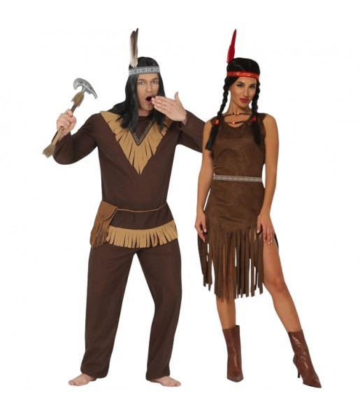 Costumes Indiens Comanches pour se déguiser à duo