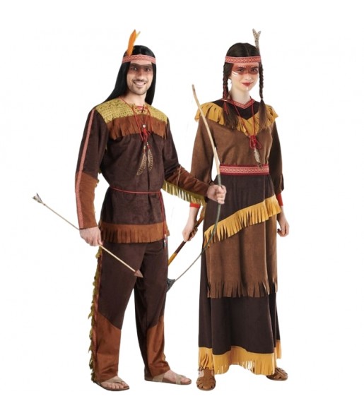 Costumes Indiens de la tribu Arapahoe pour se déguiser à duo