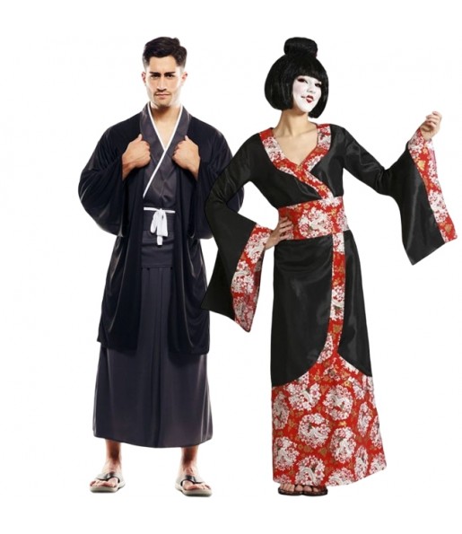 Costumes Japonais traditionnels pour se déguiser à duo
