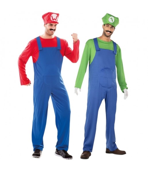 Costumes Mario et Luigi pour se déguiser à duo