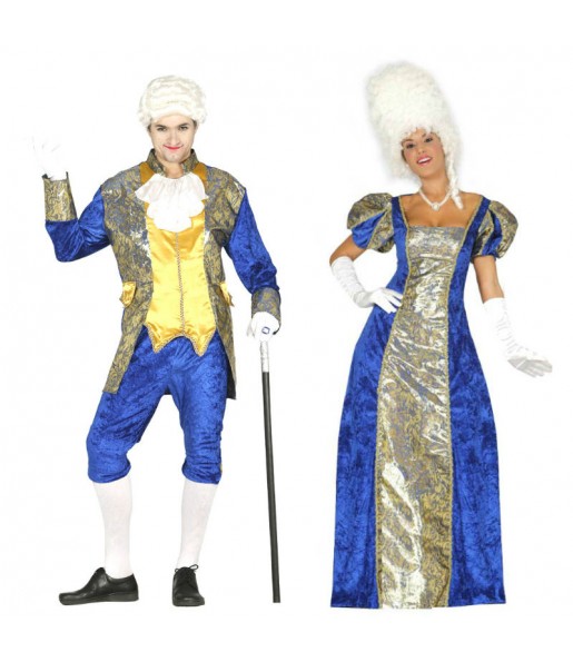 Deguisements Marquis Bleus adultes pour couples en ligne