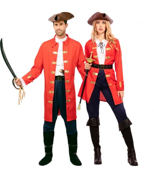 Costumes Pirates à crochets pour se déguiser à duo