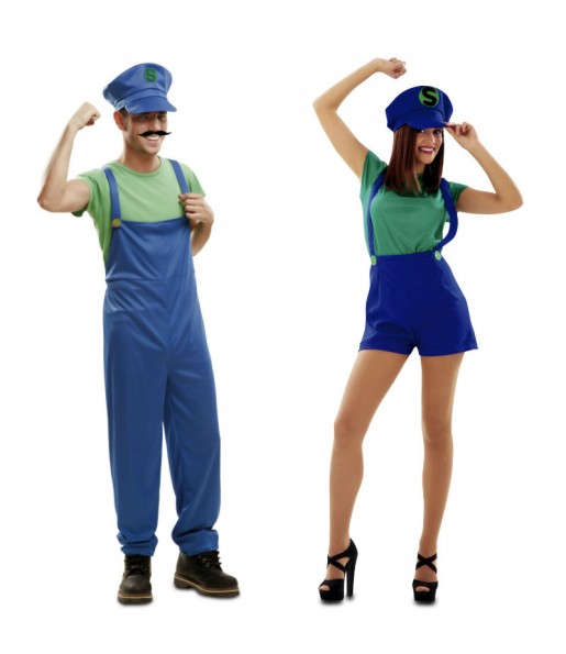 Déguisements Super Couple Luigi 