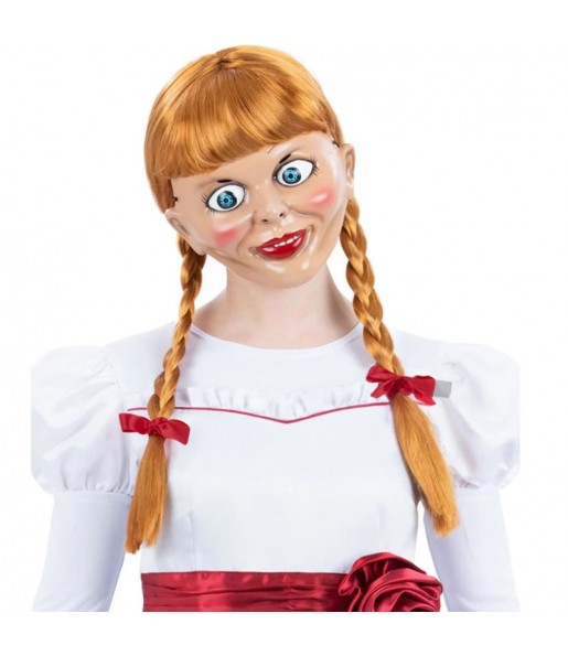 Perruque pour poupée Annabelle pour compléter vos costumes térrifiants