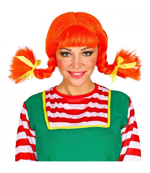 Perruque Pippi Langstrump pour compléter vos costumes