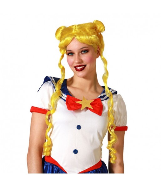 Perruque blonde Sailor Moon pour compléter vos costumes