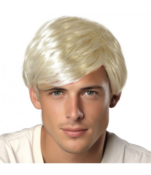 Perruque blonde courte pour homme pour compléter vos costumes