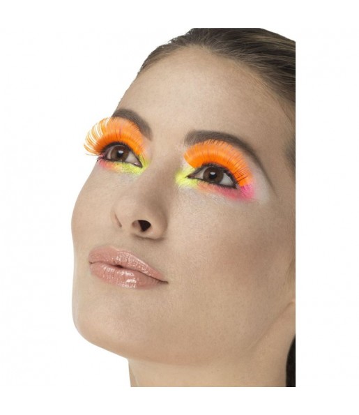 Faux cils Orange Fluo