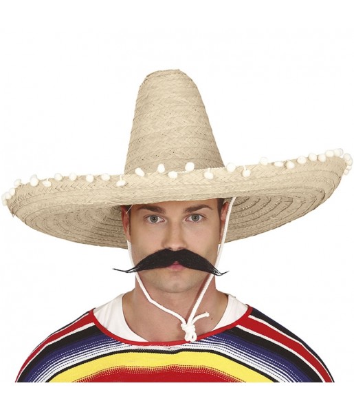Chapeau de paille mexicain pour compléter vos costumes