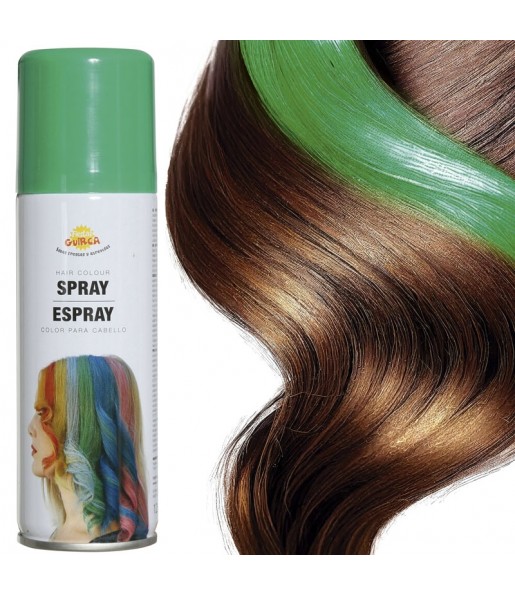 Spray pour cheveux verts