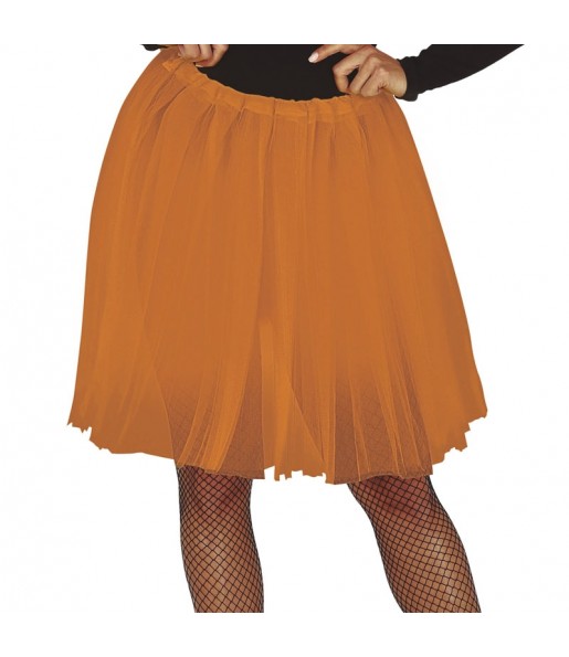 Tutu Orange long Adulte pour compléter vos costumes