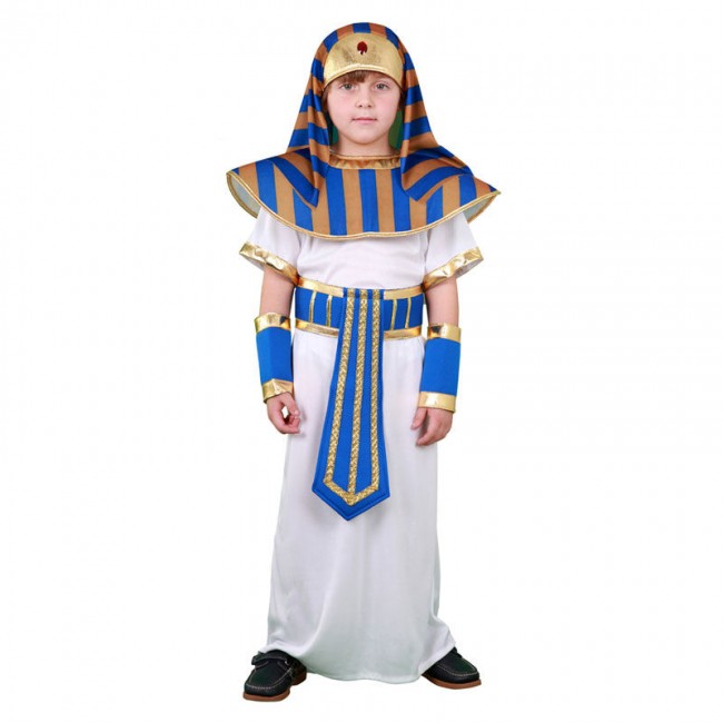 Garçons Égyptien Roi Pharaon Costume Déguisement Enfants Tenue