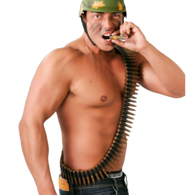 Acheter Ceinture Balles de Guerre pour votre soiree costumee