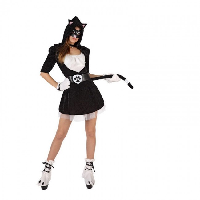 Noir monstre chatte