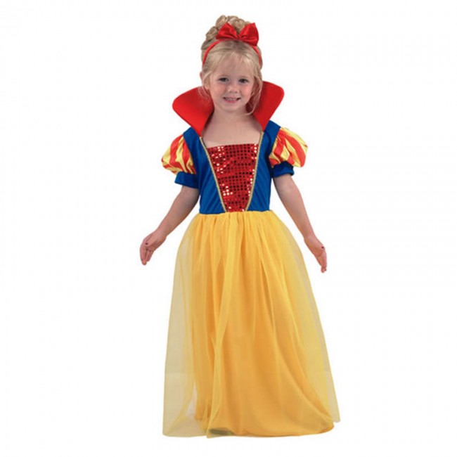 Robe blanche top neige fille