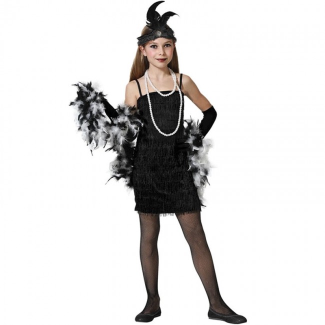 Boa en plumes de burlesque, blanc/noir, 72 po, accessoire de costume à  porter pour l'Halloween