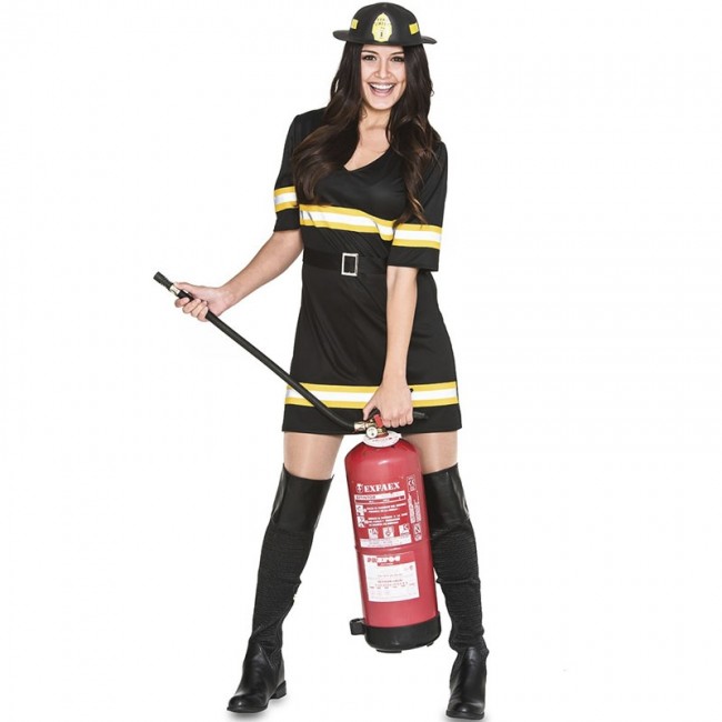 Déguisement pompier élégante fille