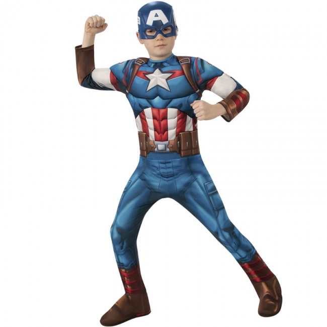▷ Déguisement Captain America classic pour garçon