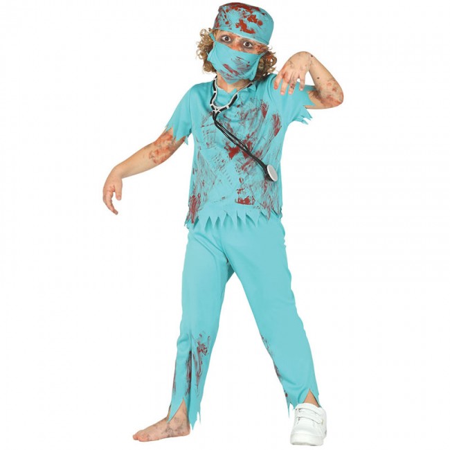 Déguisement docteur zombie enfant Halloween 