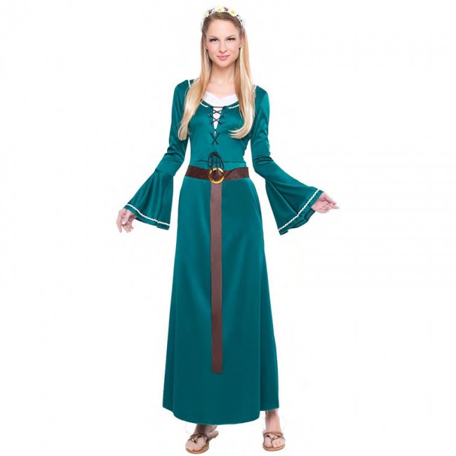 Robe médiévale verte deals