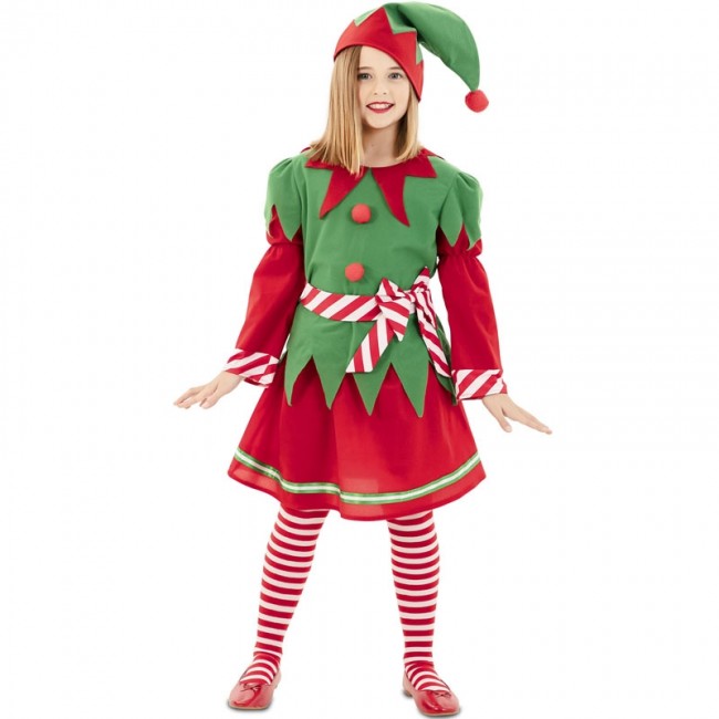 Acheter Costume de Cosplay pour enfants filles, elfe de noël